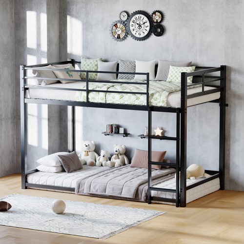 Twin over metal bunk - twin,