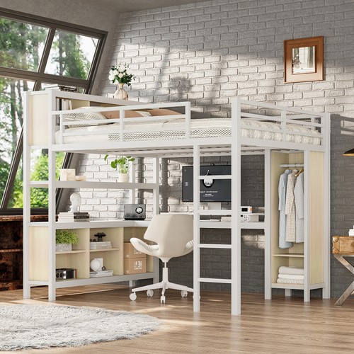 Modern queen size loft - modern,