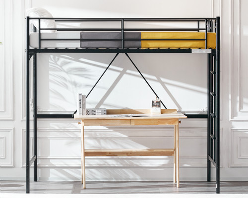 Colors twin size loft bed - twin,