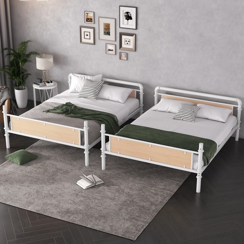 Twin bunk bed industrial - bunk,