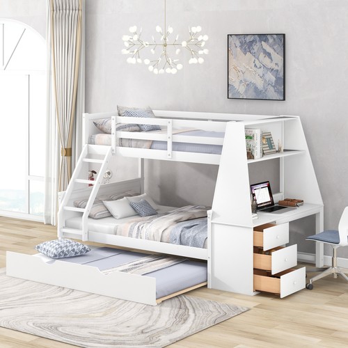 Twin over full bunk bed - over,