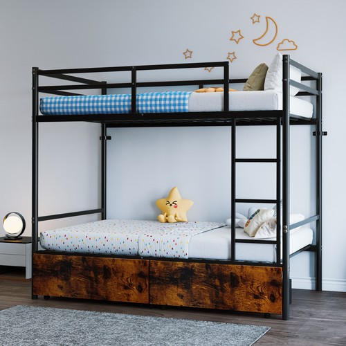 Twin over bunk bed - twin,