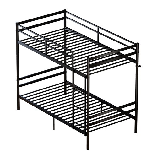 Twin over metal bunk - twin, bed