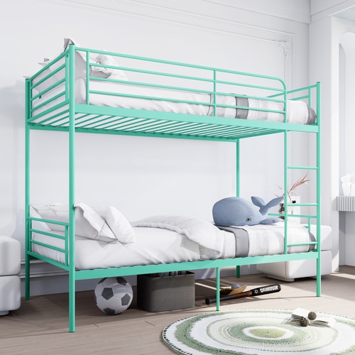 Bunk bed with ladder and - ladder,